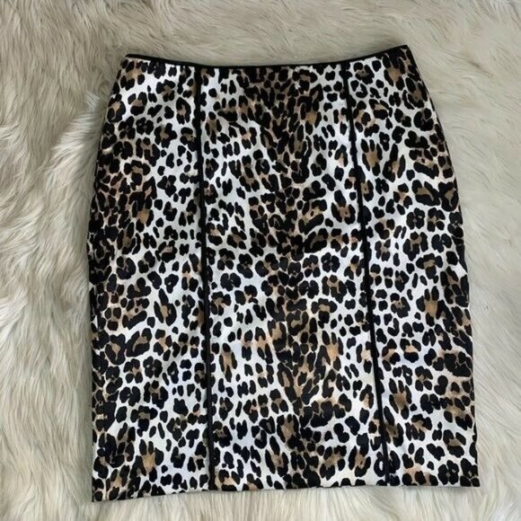White House Black Market Dresses & Skirts - White House Black Market Pencil Skirt Size 6 Leopa